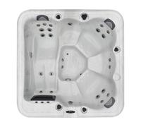 Palm Spas Spritz 6 Seat Single Lounger Hot Tub Spa American Balboa 13 Amp Plug Or 32Amp Hardwired - White Shell With Grey Cabinet