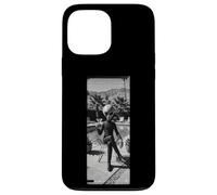 Palm Springs Alien Poolside Martini Vintage BW Art Case for iPhone 13 Pro Max