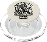 Palm Springs California USA Cowboy Horse Distressed Design PopSockets PopGrip for MagSafe