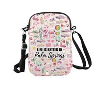 Palm Springs Gifts for Women Palm Springs Party Gift Life is Better in Palm Springs Travel Gift Makeup Bag (in Palm Springs CR EU)