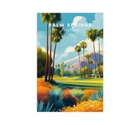 Palm Springs Golf Course (2) Canvas Poster Bedroom Decor Landscape Office Room Decor Gift 08x12inch(20x30cm)