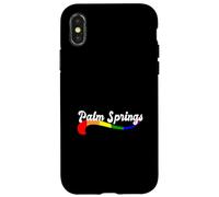 Palm Springs Rainbow Gay California CA LGBTQ Pride Canyon Case for iPhone X/XS