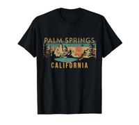 Palm Springs Value Graphic T-Shirt, Men, Black, M