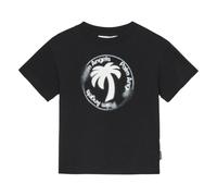 Palm Stamp Regular T-Shirt- male- Palm Angels- Kids Short Sleeve T-Shirts- Black- 12 Y- Kids 12 Y