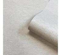 Palm Textured Wallpaper Belgravia Silver One Size