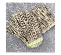 Palm Thatch Roll Artifical Palm Tiles Hot Melt Thatch,Tear-Resistant,for Tiki Bar Garden Patio Deck Gazebos Wall House,Serve You for 15 Years(Yellow d,0.5x20m/1.64X65.6ft)