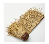 Palm Thatch Roll PE Plastic Building Materials Artificial Thatched Beach Umbrella Cover Thatch Roof Tiles for Tiki Bar Garden Seaside Decoration(Yellow a,0.5x20m/1.64X65.6ft)
