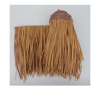Palm Thatch Rolls Artificial Thatch Roof Tile Straw Thatch Fake Thatch Plastic House Roof Simulation Thatch Tile Fake Thatch For Decorative Roofs, Pavilions, Parasols(Yellow b,0.5x20m/1.64X65.6ft)