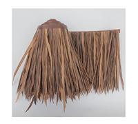 Palm Thatch Rolls Artificial Thatch Roof Tile Straw Thatch Fake Thatch Plastic House Roof Simulation Thatch Tile Fake Thatch For Decorative Roofs, Pavilions, Parasols(Yellow d,0.5x8m/1.64X26.2ft)