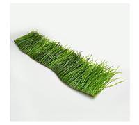 Palm Thatch Rolls Plastic PE Straw Roof Tile Artificial Mexican Straw Roof Thatch Palm Thatch Rolls, Tiki Hut Thatch Roofing for Patio Umbrella Cover Tropical Decoratio(Yellow e,0.5x15m/1.64X49.2ft)