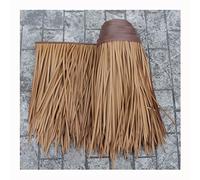Palm Thatch Rolls Synthetic Palm Thatch Roofing Tiles Roll Gazebo Thatch Roof Decoration Fake Straw Thatch Panel Palapa Tiki Bar Roof Grass Tiki Thatch Roofing Panel(Yellow d,0.5x10m/1.64X32.8ft)