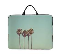 Palm Tree 14 Inch Printed Laptop Sleeve, 600d Oxford-Cloth Shockproof Laptop Case With Thickened Pearl Cotton,Waterproof Portable Laptop Handbag Cover