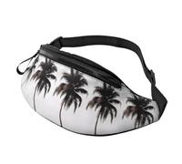 Palm Tree Bum Bag Waist Fanny Pack,Adjustable Waist Bag for Women Men