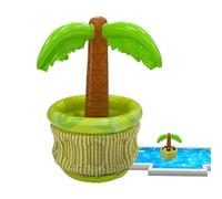 Palm Tree Cooler - Portable Drink Holder For Pool And Beach, Floating Pool Ice Bucket Cooler For Adults Children Pools Beach Party Outdoor Summer Water Beverage Beer Coffee Tropical Theme Fun Summer