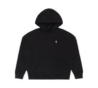 Palm Tree Crew Men's Embroidered Graphic Hoodie Hooded Sweatshirt, Black, Large