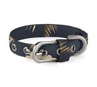 Palm Tree Dog Collar Adjustable Soft and Comfortable Puppy Collars with Metal Buckle Pet Collar for Small Medium Pet