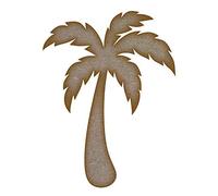 Palm Tree - Laser Cut 3mm MDF Craft Shape Blanks (Medium)