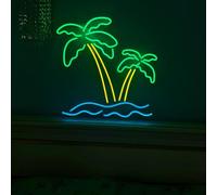 Palm Tree Neon Sign, Beach House Neon Sign, Palm Leaf Neon Light, Miami Neon Light