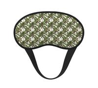 Palm Tree Print Adults Washable Eye Mask for Nap Light Blocking for Home Hotel Airplane Camping