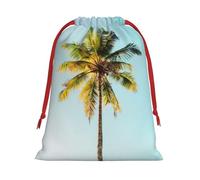 Palm Tree Print Comfortable Gift Lightweight Bag Easy Clean Storage Bags Reusable Multipurpose Use
