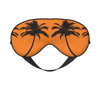 Palm Tree Print Eye Mask, Soft and Breathable, Suitable for Nap, Travel, and Night Sleep