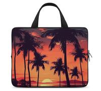 Palm Tree Summer Sunset Laptop Bag Durable Laptop Sleeve Water-Resistant Notebook Bag for Computer Or Tablet