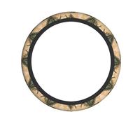 Palm Tree Tropical -Print Best Non-Slip Steering Wheel Cover - Universal Fit For Cars, Suvs & Trucks - Thermal Protection Neoprene Grip