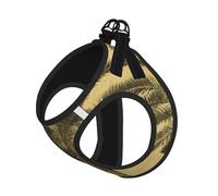 Palm Tree Tropical Print Harness Leash Set For Cats And Dogs, Reflective Adjustable, Soft Breathable Mesh Vest With Escape-Proof Lead, For Small Pets And Kitten Puppies