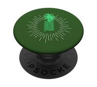 Palm tree with the word and a burst PopSockets Adhesive PopGrip