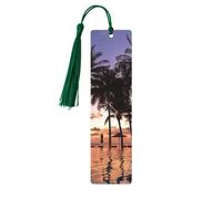 Palm Tree Wooden Bookmark – Unique Bookmarks for Readers, Creative Page Markers - Personalized Bookworm Essentials, Reading Supplies, Page Corner Holders