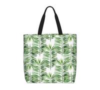 Palm Tree1 Print Fashion With Zip Shoulder Bag Casual Handbag Shopper Bag For Work Travel