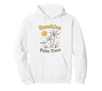palm trees beach vacation summer tropical travel Pullover Hoodie