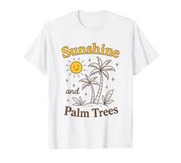 Palm Trees Beach Vacation Summer Tropical Travel Value Graphic T-Shirt