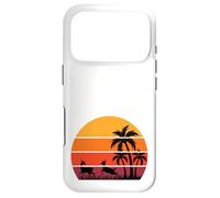 Palm Trees Gazelles Safari Savanna Sunset Africa Wildlife Case for iPhone 17 Pro