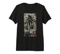 Palm Trees Palm Tree Beach sea Sun Vacation Summer Premium T-Shirt