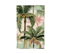 Warren Reed - Designer Palm Trees Pattern Tea Towel in Green Warren Reed - Designer Green