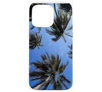 Palm Trees Under Blue Skies, Relaxation Case for iPhone 15 Pro Max