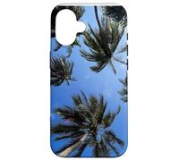 Palm Trees Under Blue Skies, Relaxation Case for iPhone 16