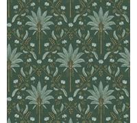 Holden Tropical Palm Tree Leaves Leaf Trellis Geometric Green Wallpaper Holden Decor Green One Size