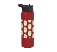 Palm Tropical Tree Summer Beach Island Style Stainless Steel Insulated Water Bottle