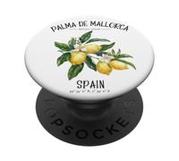 Palma de Mallorca Balearic Islands Lemons Spanish Art Spain PopSockets Adhesive PopGrip