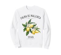 Palma de Mallorca Balearic Islands Lemons Spanish Art Spain Sweatshirt