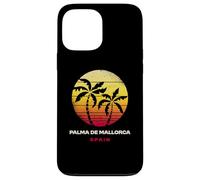 Palma De Mallorca Spain Retro Palm Sunset Tropical Beach Case for iPhone 13 Pro Max