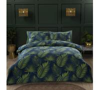 Palma Tropical Palm Tree Leaf Modern Design Duvet Quilt Cover Set Bed Linen