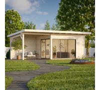 Palmako Andrea 11.2 + 7.9M² - 6.93M X 3.0M - 44mm Wall Logs