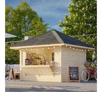 Bianca 104 (3x3m | 8.3m2) Kiosk With A Lockable Hatch