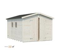 Palmako Dan 9.9M² Shed - 2.73M X 3.7M - 16mm Wall Logs
