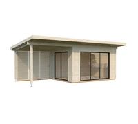 Palmako Grace 11.2 + 8.2M² - 7.2M X 3.9M - 56mm Wall Logs