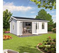 Palmako Iris Log Cabin - 5.1M X 3.9M - 44mm Double Glazed Garden Building