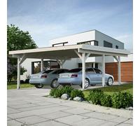 Palmako Karl 1 Double Carport 20.6M² - 6.0M X 5.1M - 120 X 120 Wall Logs